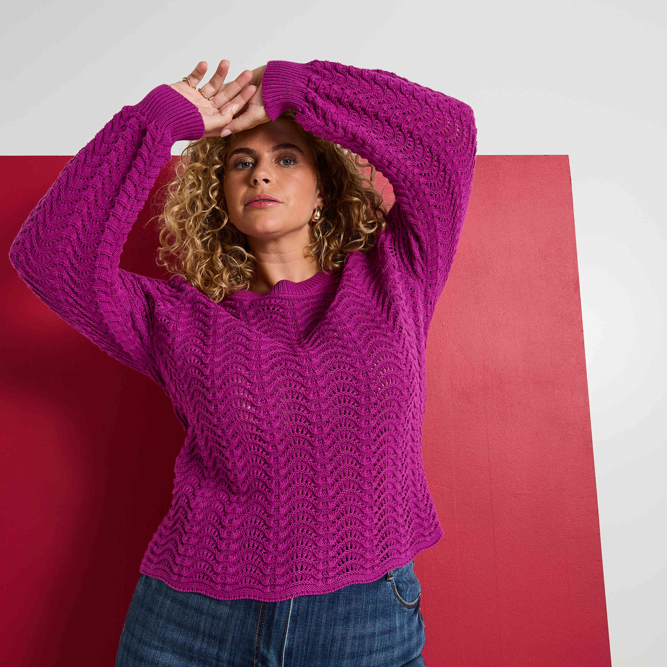 Pull manches longues femme