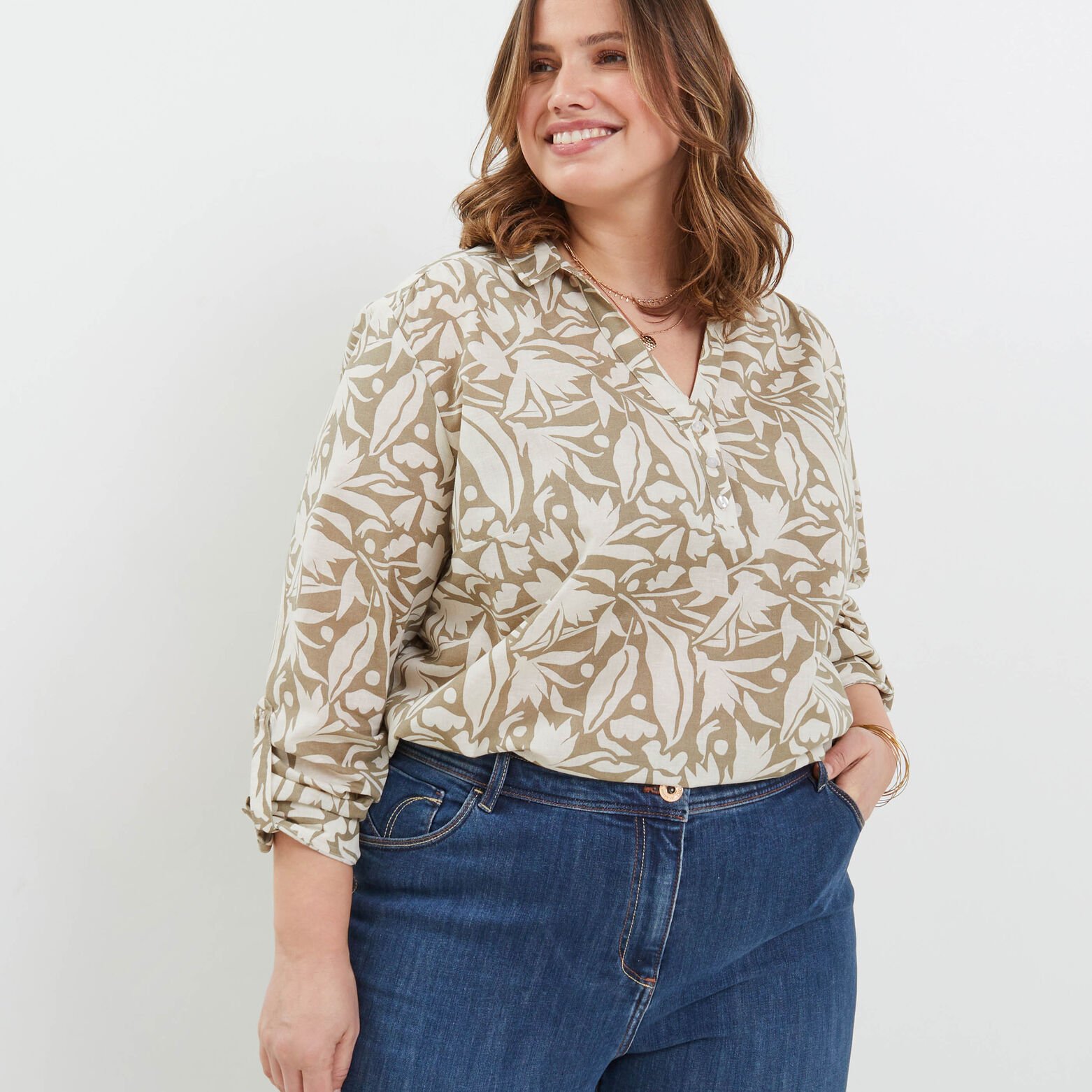 Blouse imprimée femme