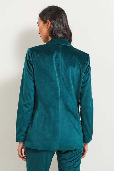 Veste cintrée velours femme