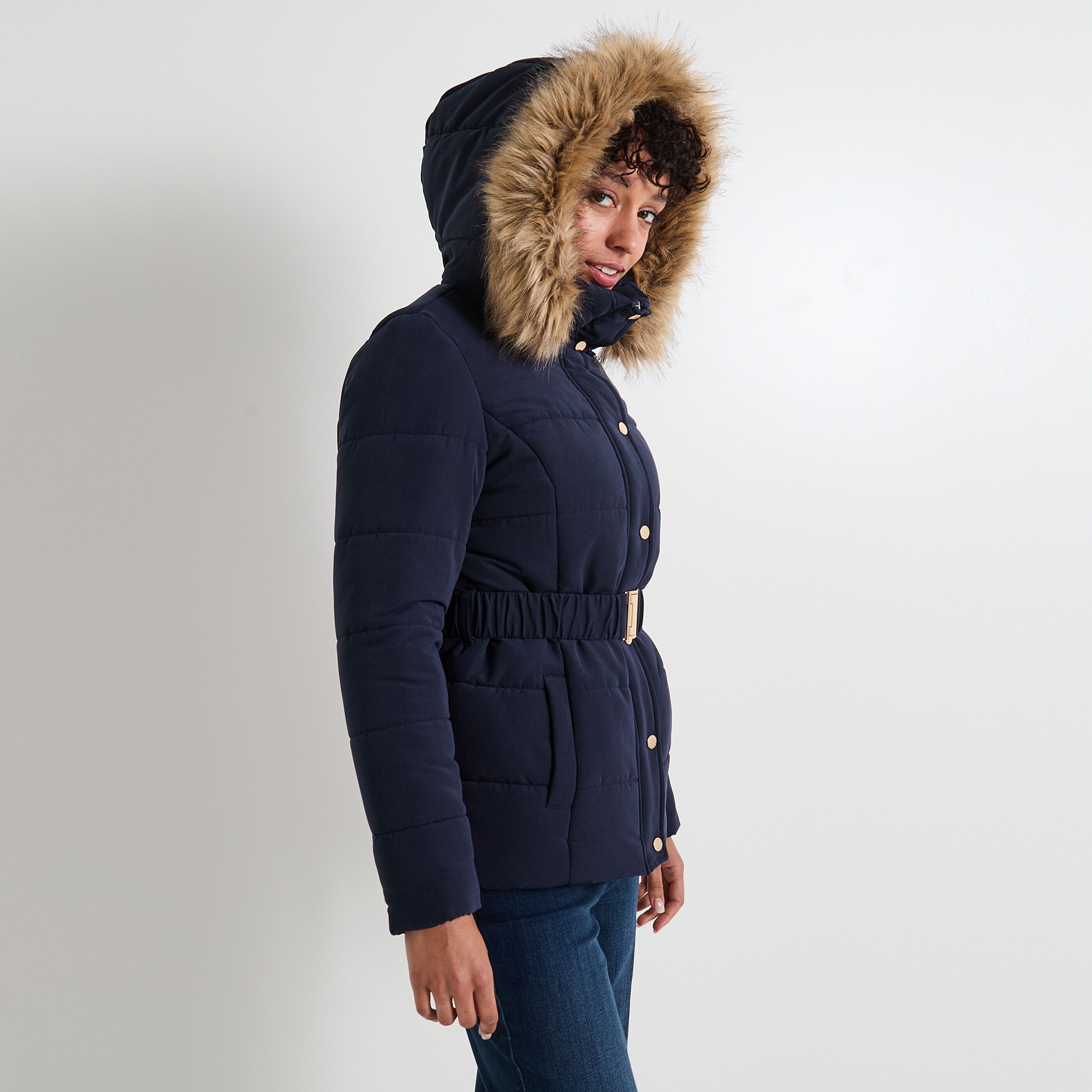 Manteau matelass&eacute; femme