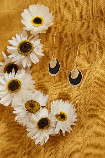 Boucles d'oreilles médailles