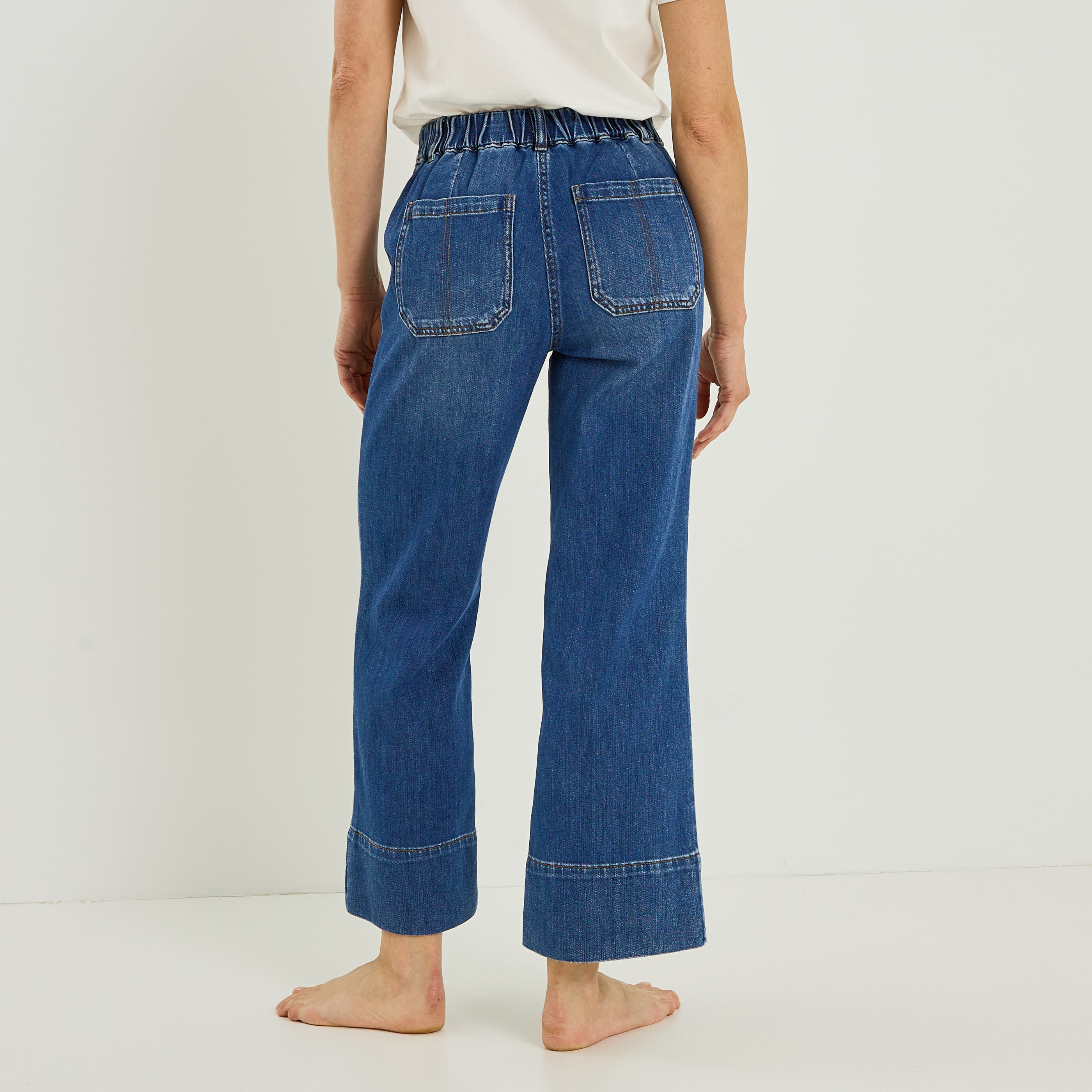 Jean flare raccourci NAPOLI RF02 femme