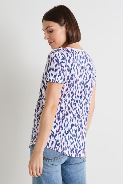 T-shirt col V femme