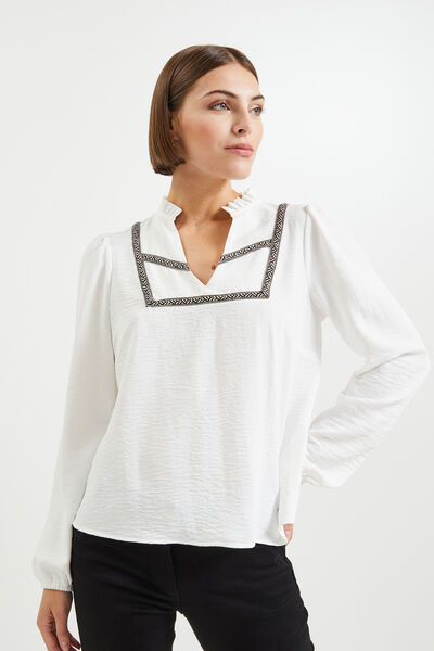 Blouse manches longues femme