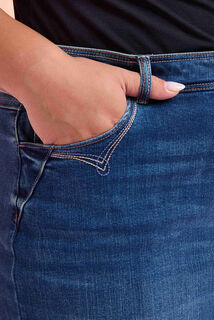 Jupe en denim femme