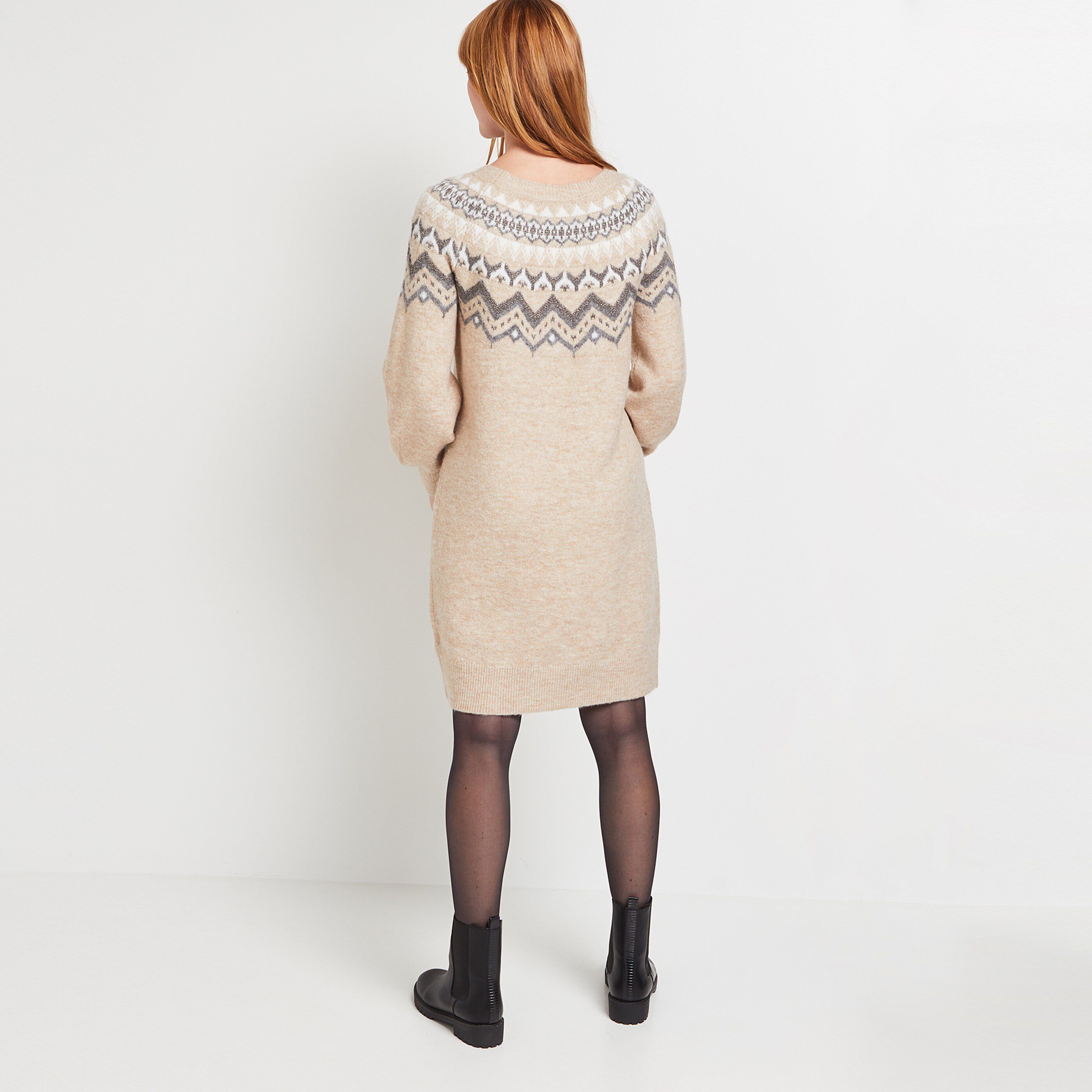 Robe pull best sale jacquard femme