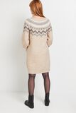 Robe pull jacquard femme