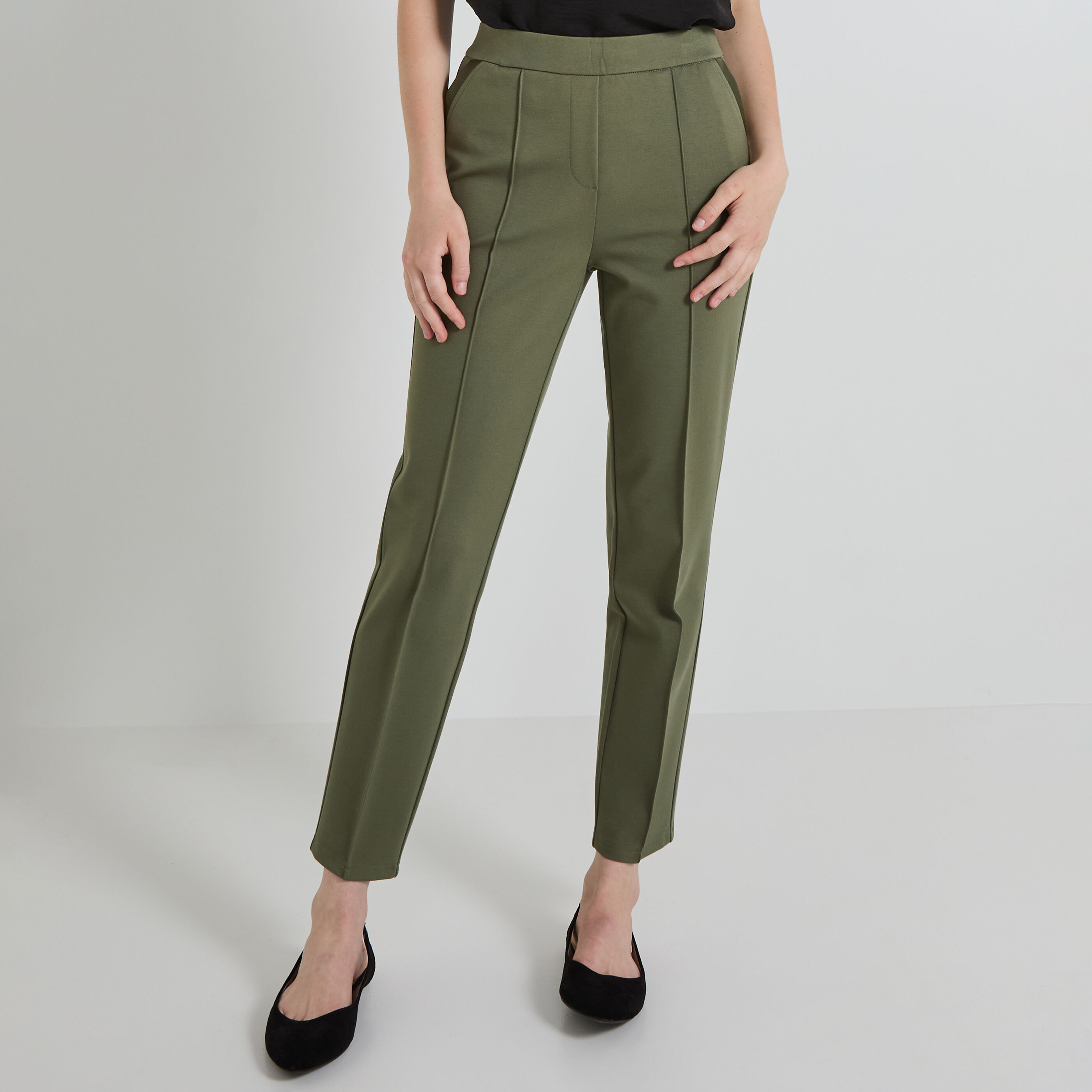 Pantalon femme stretch hotsell