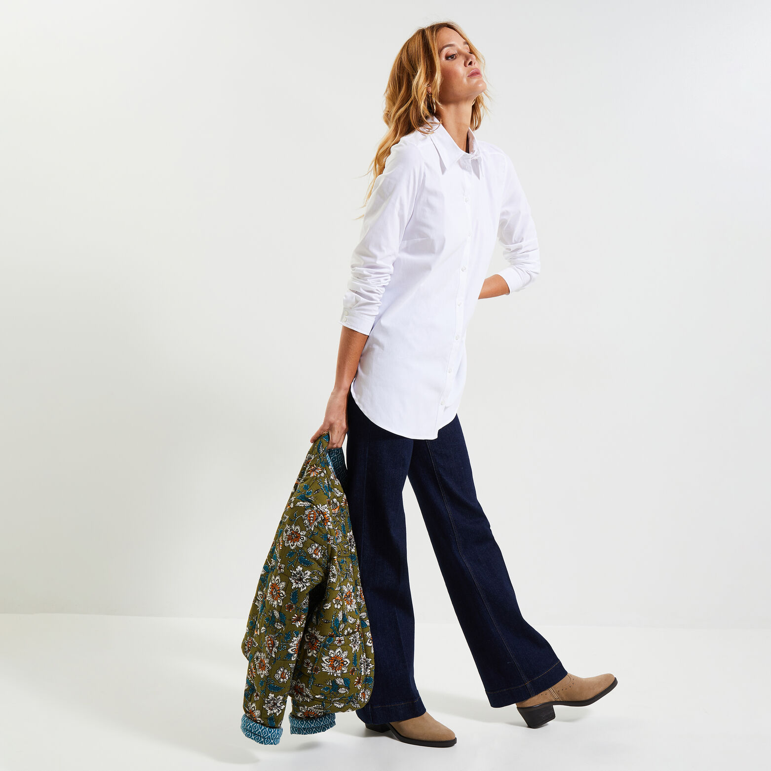 Chemise oversize femme