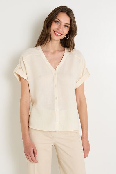 Chemise manches courtes femme