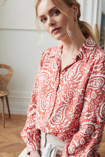 Chemise imprimée femme