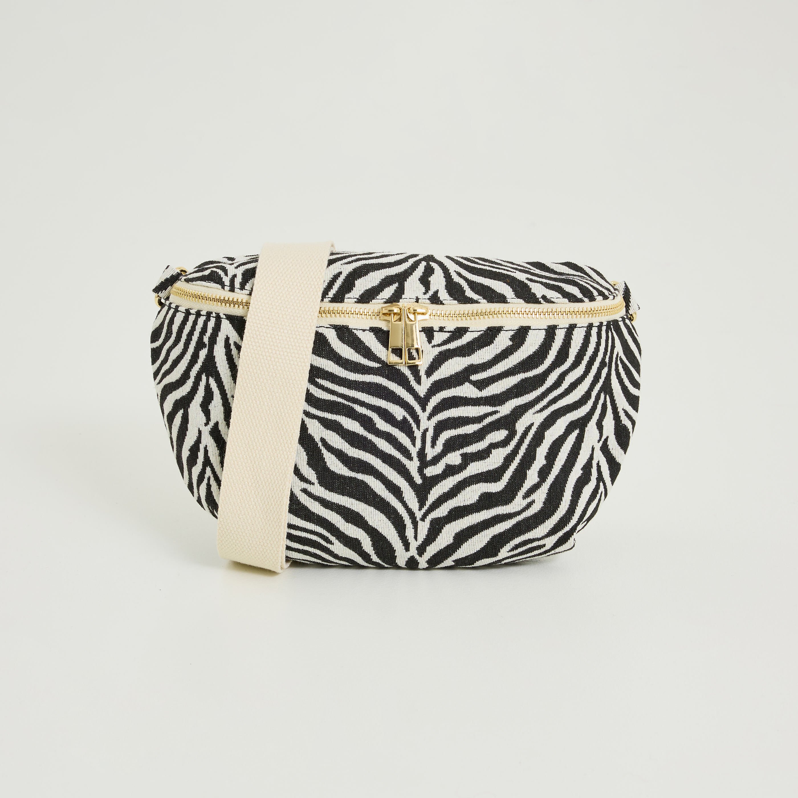 Sac banane imprim&eacute; z&eacute;br&eacute; femme