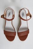 Sandales tressées femme