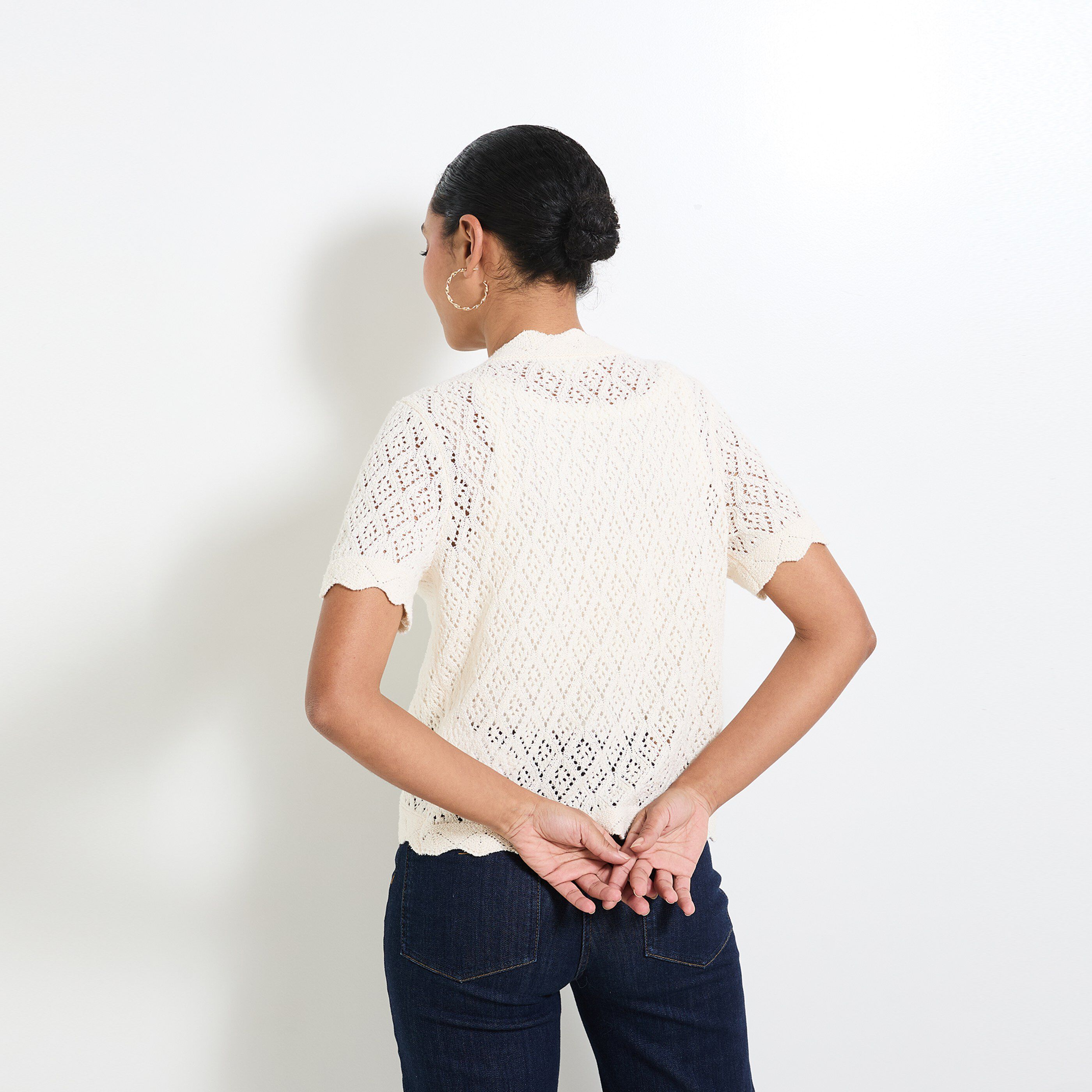 Gilet manches courtes femme