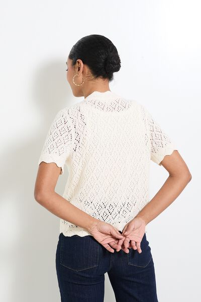 Gilet manches courtes femme