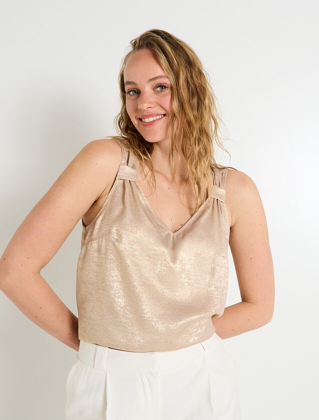 Top sans manches femme