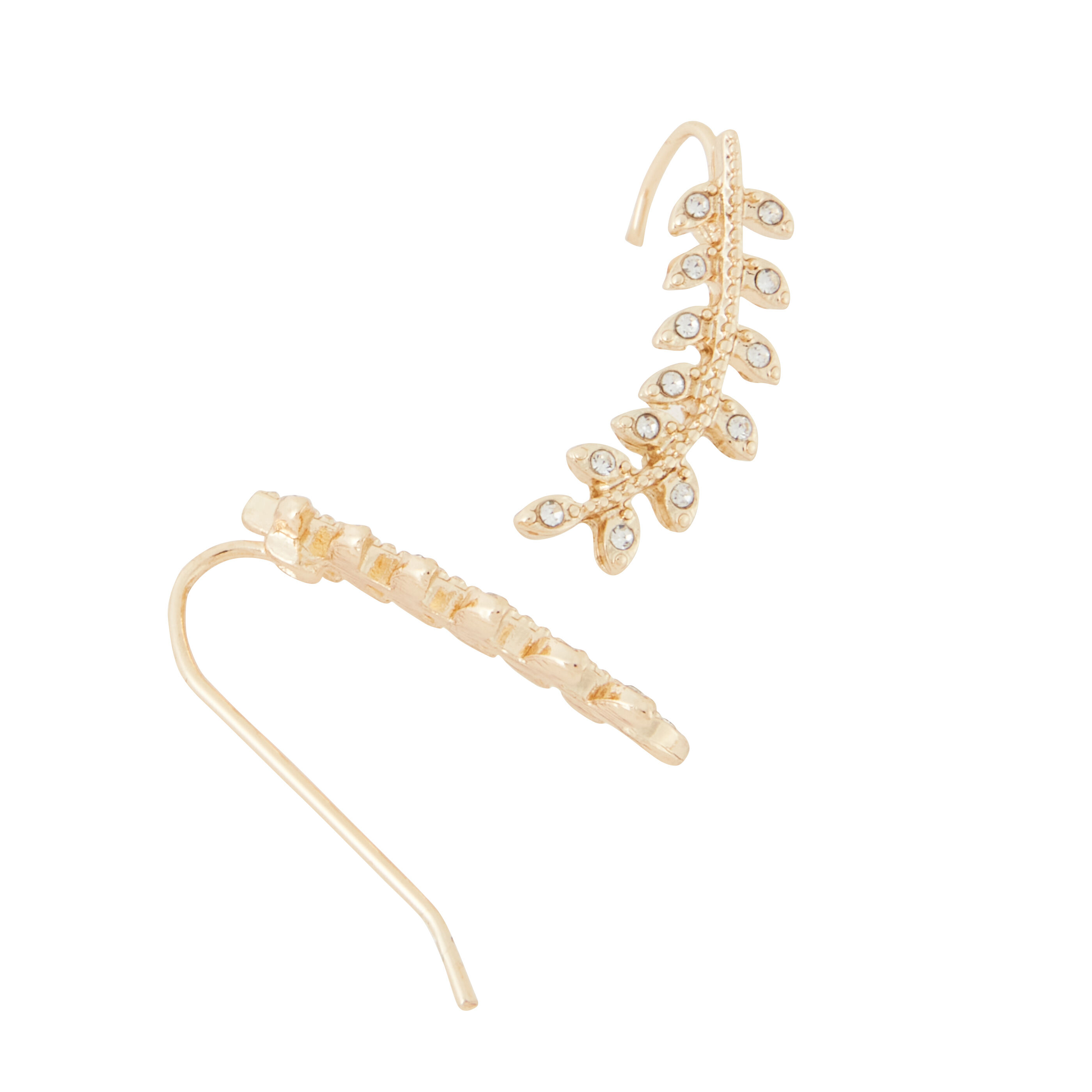 Boucles d'oreilles &eacute;pis strass&eacute;s