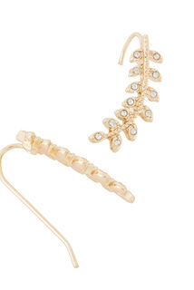 Boucles d'oreilles épis strassés