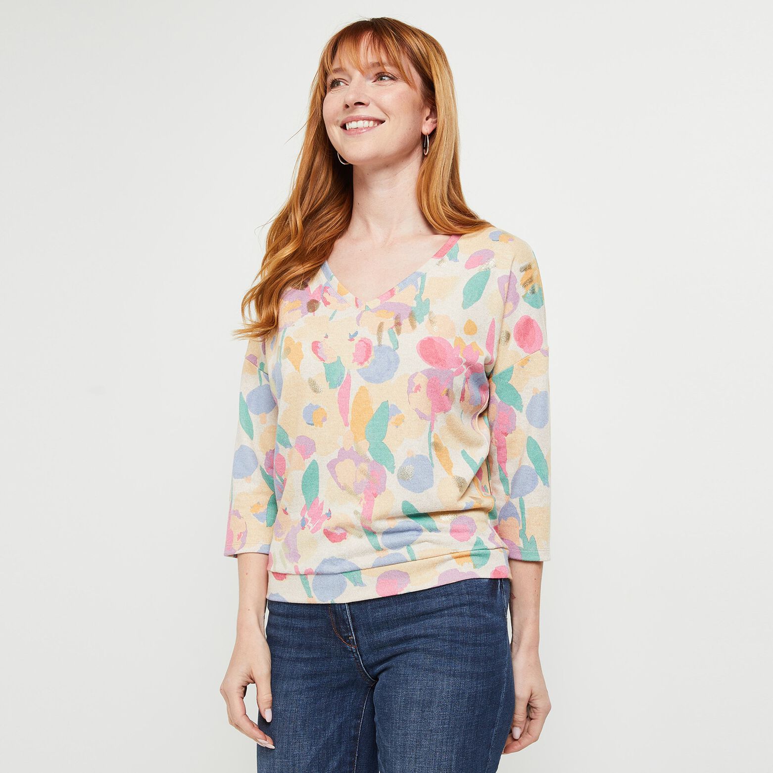 T-shirt imprimé fleurs