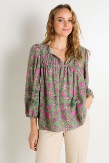 Blouse imprimé fleuri femme