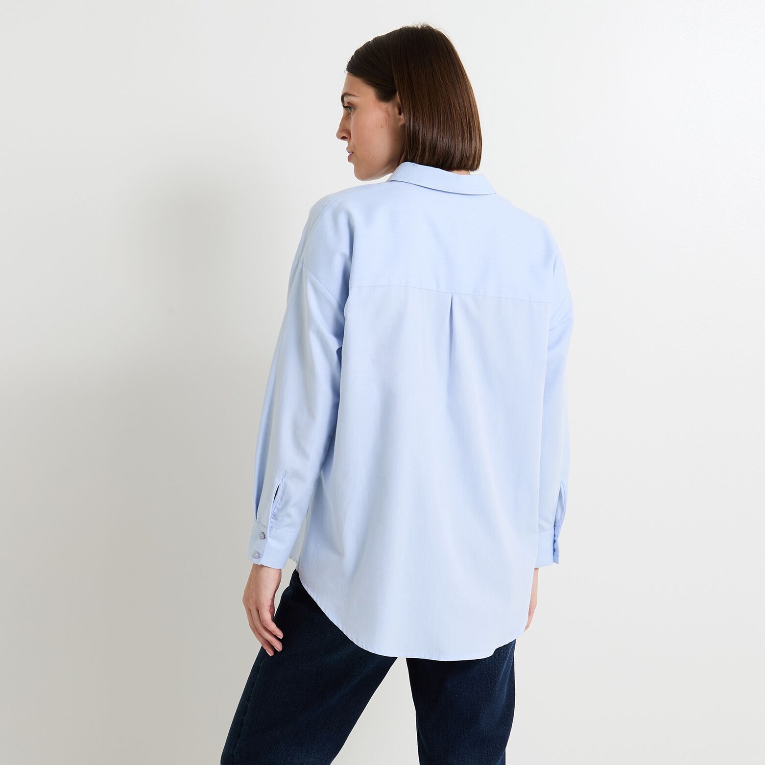 Chemisier col chemise femme