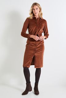 Robe en velours femme