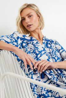 Robe fluide imprimée femme