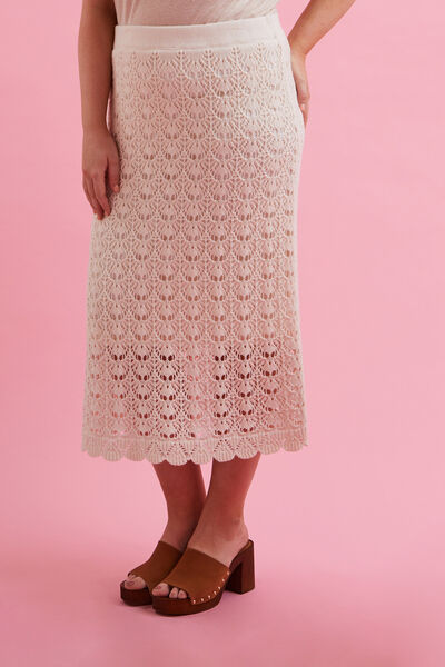 Jupe en crochet femme