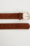 Ceinture large suédine femme