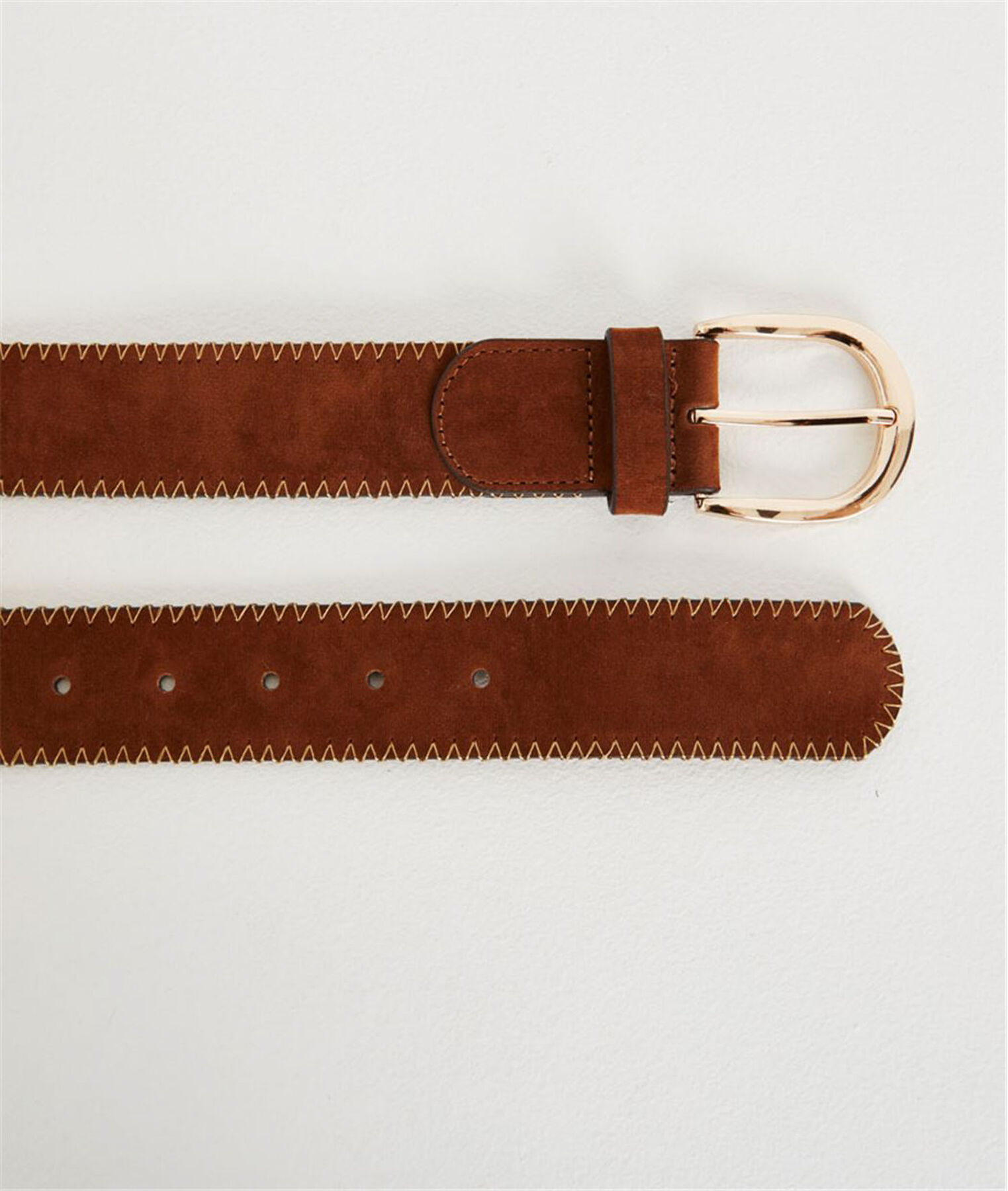 Ceinture large suédine femme