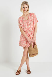 Combishort imprimée femme
