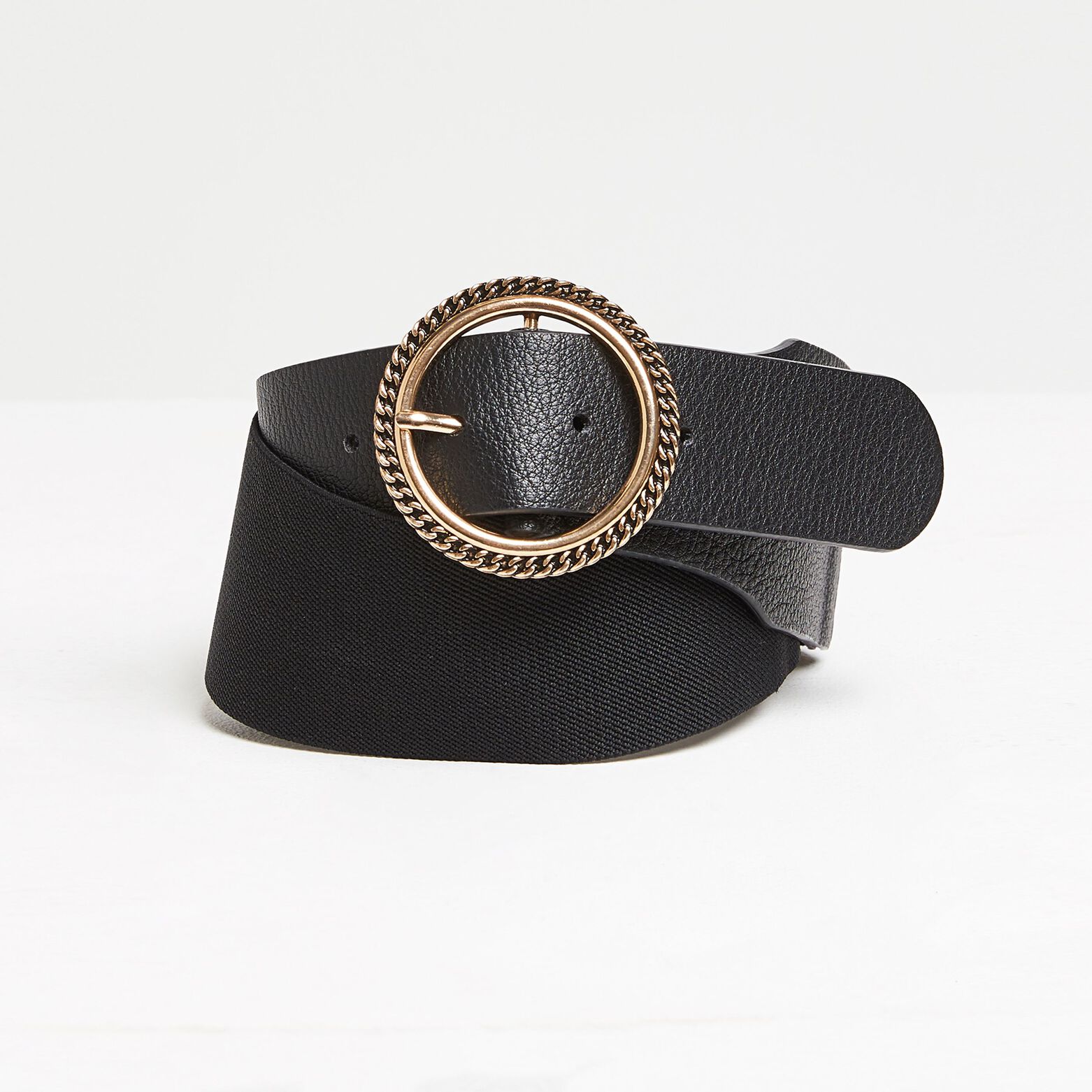 Ceinture élastiquée au dos femme
