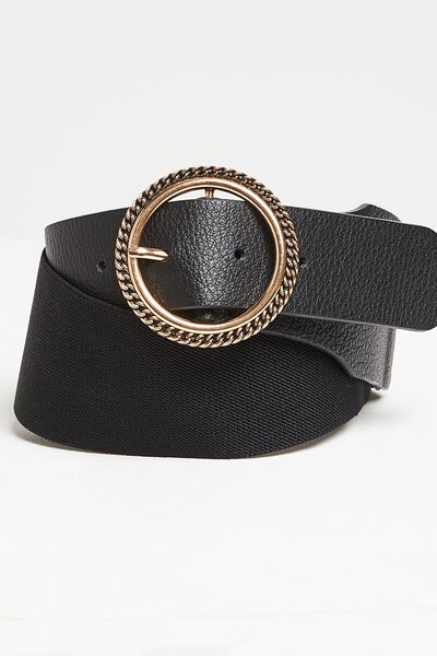 Ceinture élastiquée au dos femme