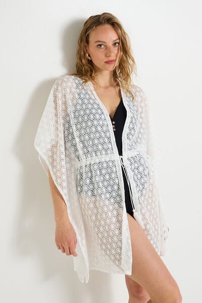 Pareo en crochet femme