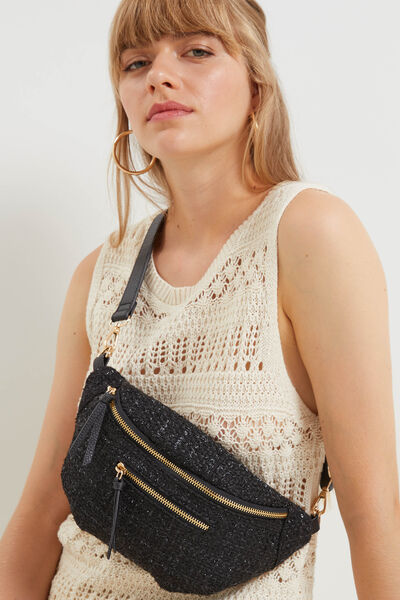 Banane en tweed femme