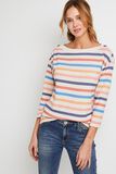 T-shirt col bateau femme
