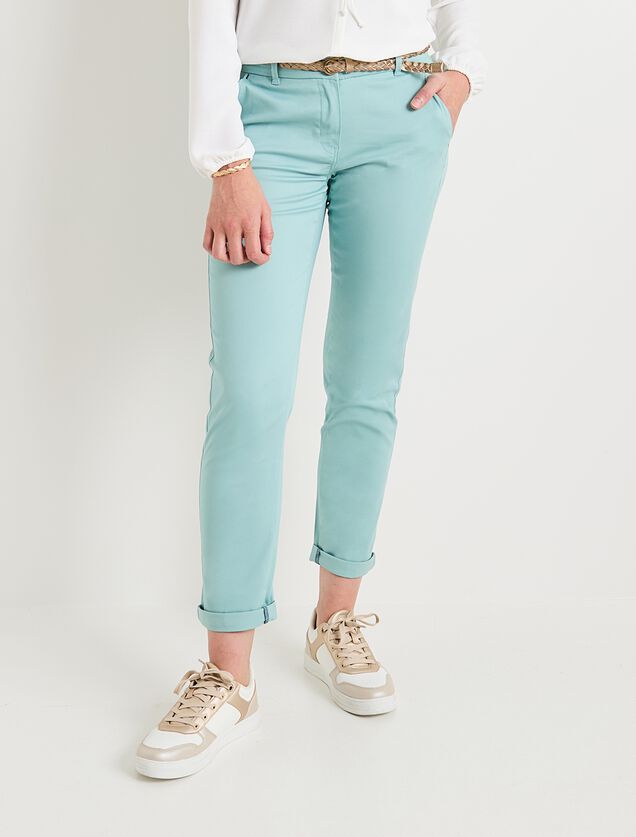 Pantalon chino femme