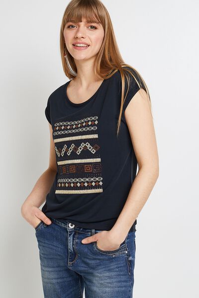 Tshirt brodé femme