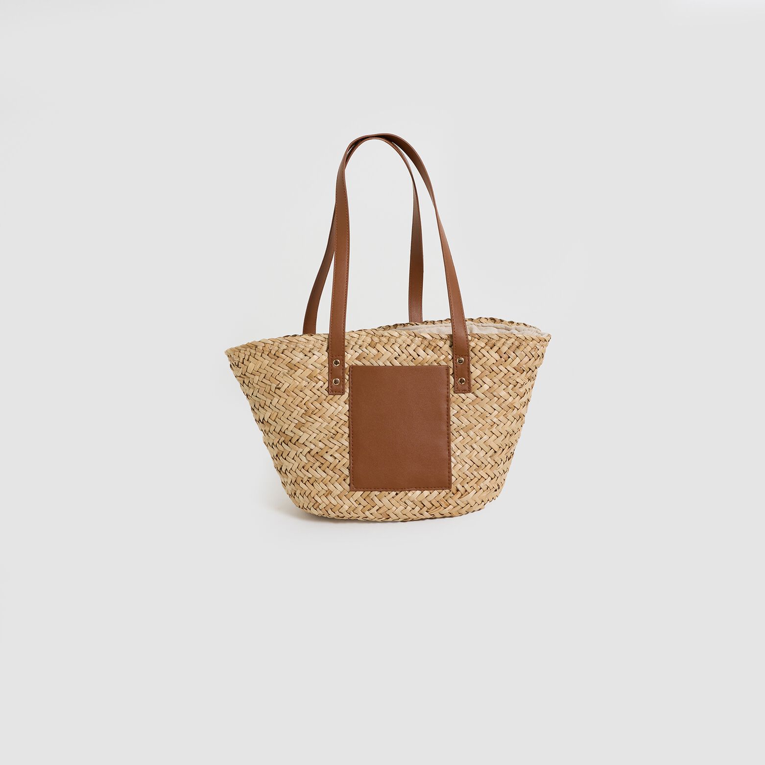 Sac cabas bi-matière femme