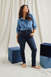 Jean slim taille haute MILAN femme