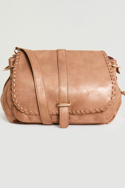 Sac besace à rabat femme