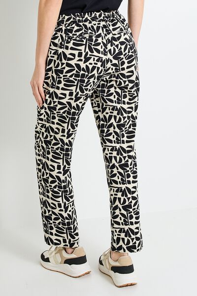 Pantalon fluide imprimé femme