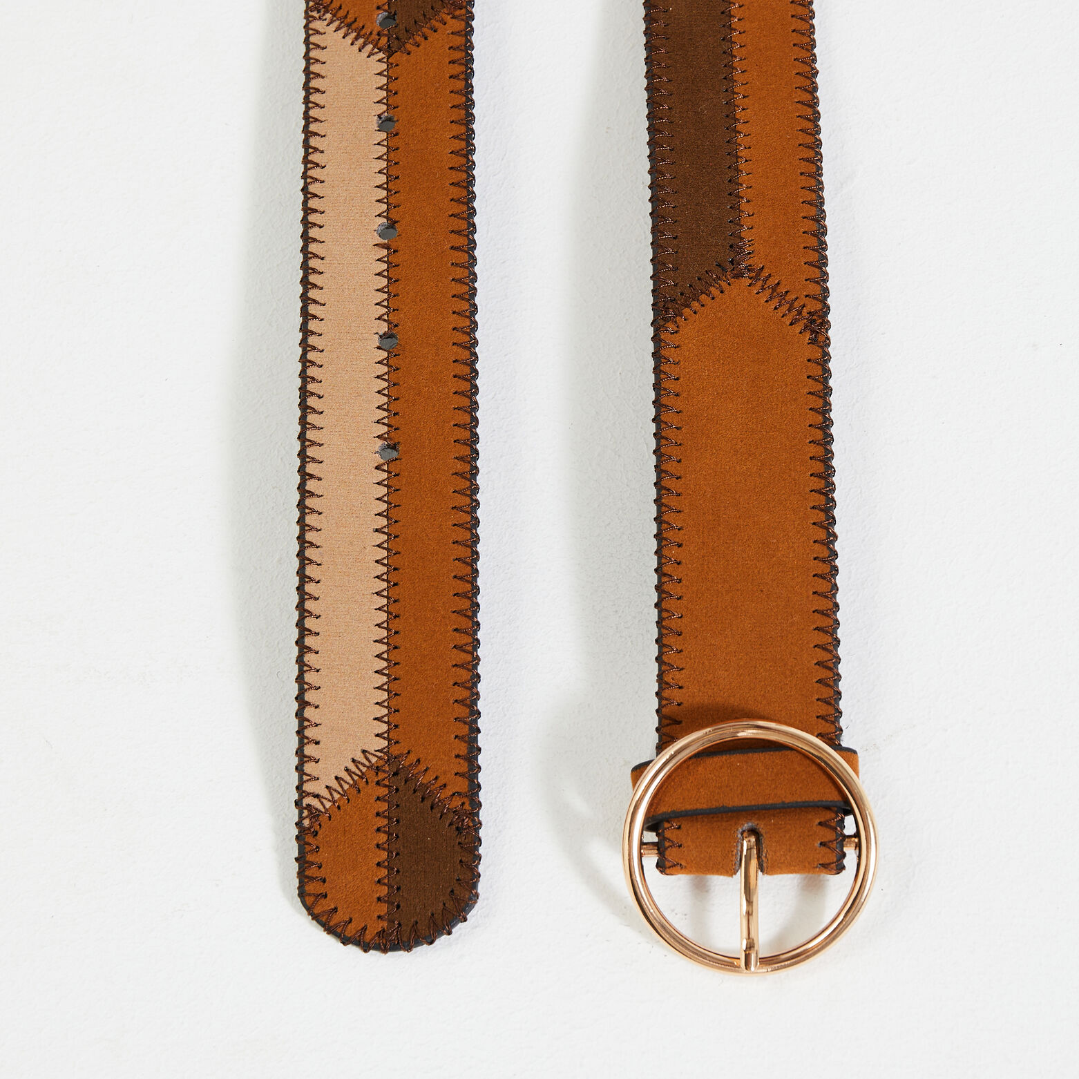 Ceinture à patches femme