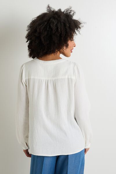 Chemise en gaze de coton femme