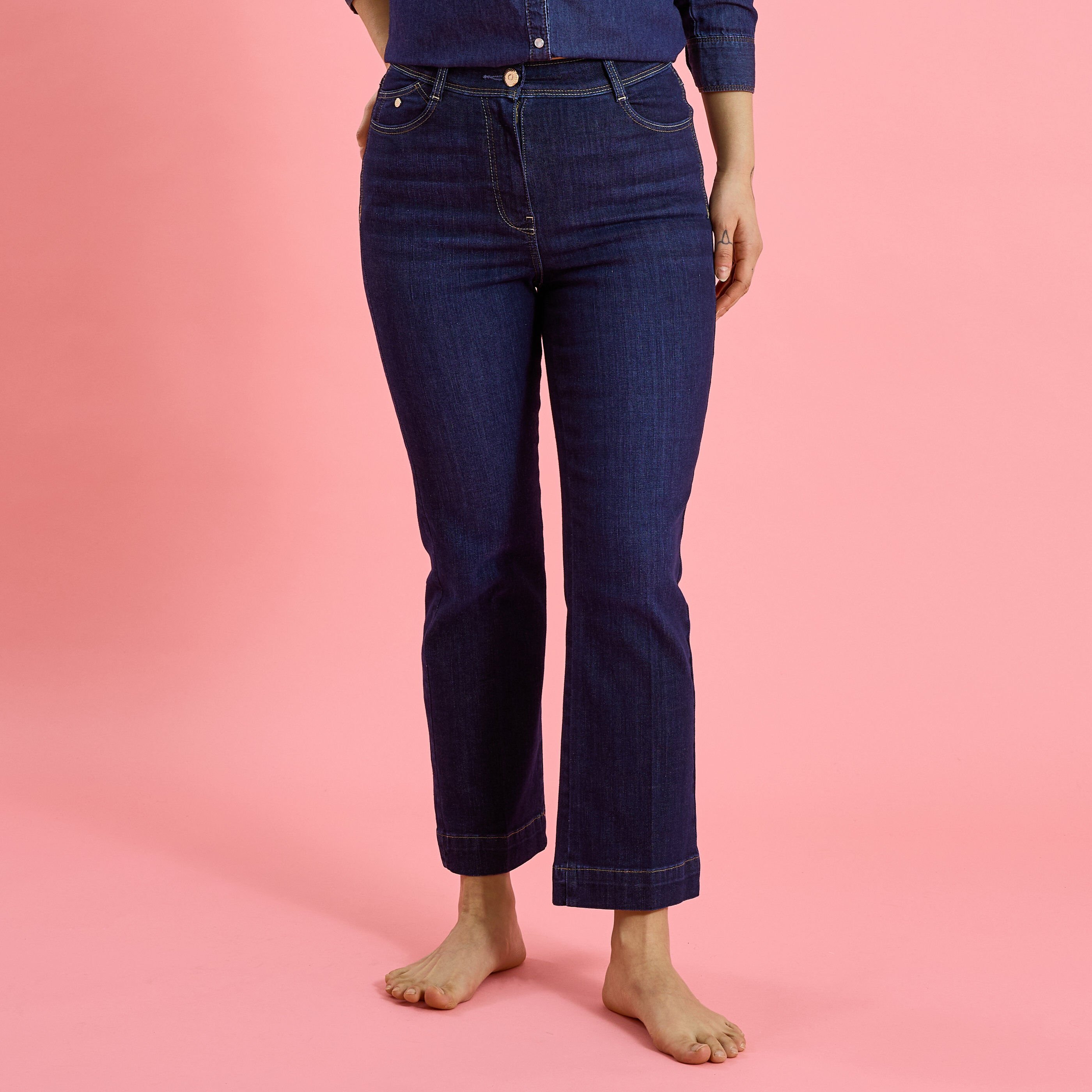 Jean bootcut raccourci TROPEZ RB02 femme