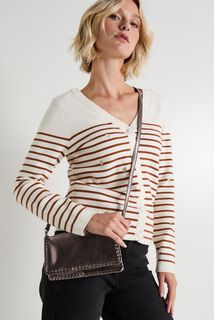 Pochette brillante femme