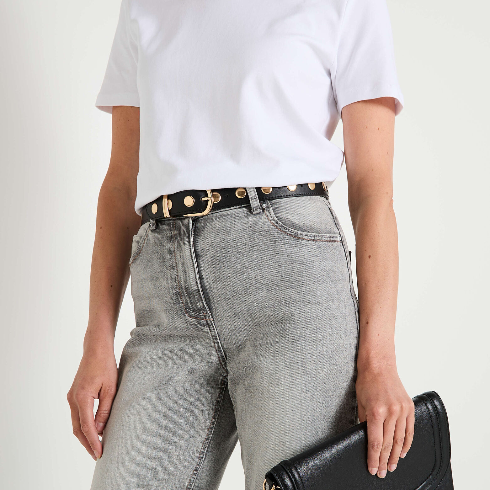 Ceinture cloutée femme