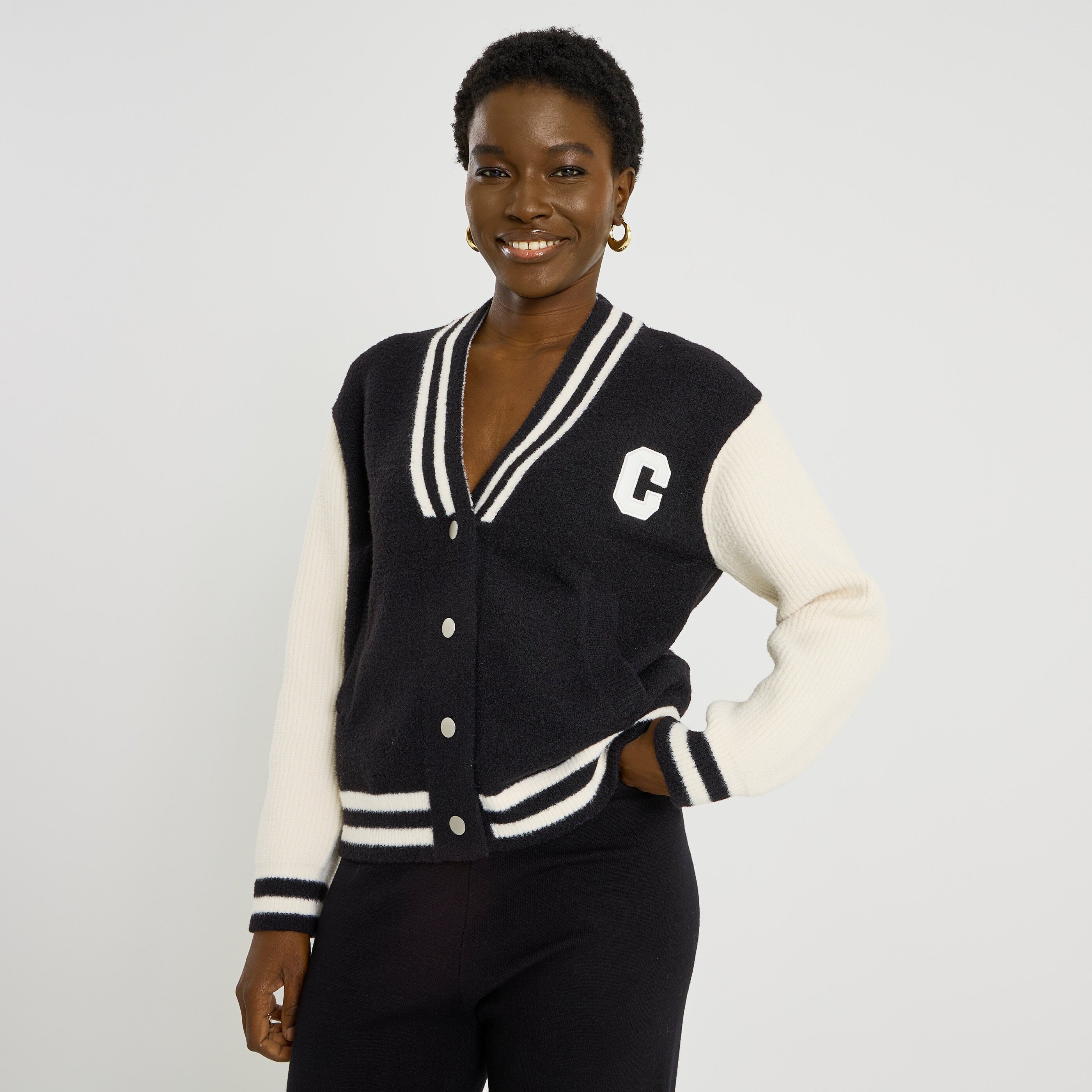 Gilet forme bomber femme