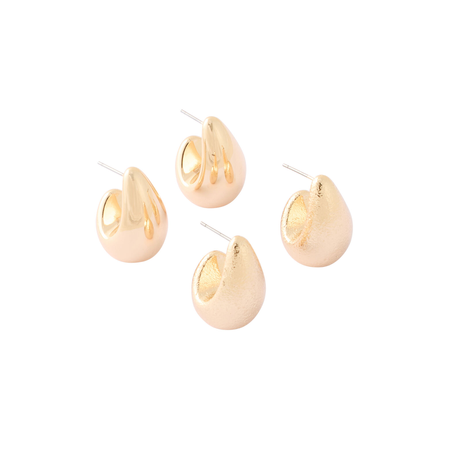 Set de 2 boucles d'oreilles gouttes