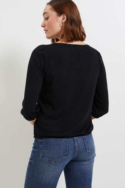 Tshirt maille ajourée femme